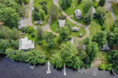 Lazy Bear Log Cabins Aerial View